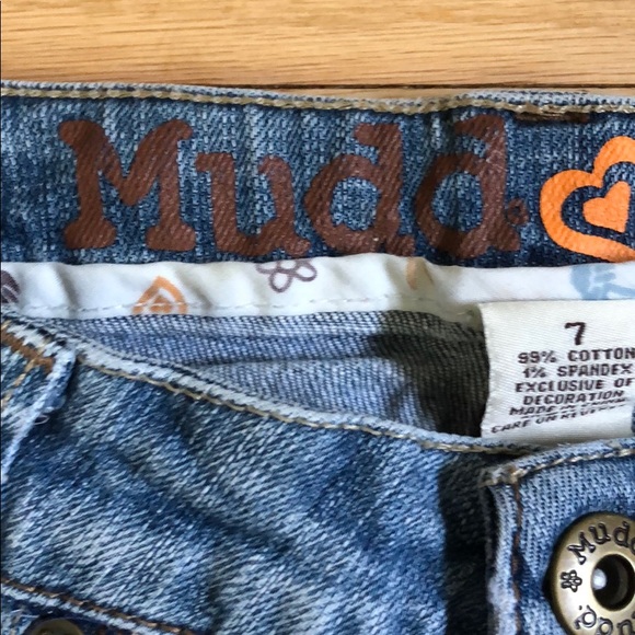 MUDD | Denim Bermuda Boho Shorts - Picture 2 of 4